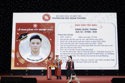 Ảnh LỄ TRAO BẰNG TỐT NGHIỆP TRƯỜNG ĐẠI HỌC NGOẠI THƯƠNG THÁNG 4-2024