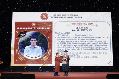 Ảnh LỄ TRAO BẰNG TỐT NGHIỆP TRƯỜNG ĐẠI HỌC NGOẠI THƯƠNG THÁNG 4-2024