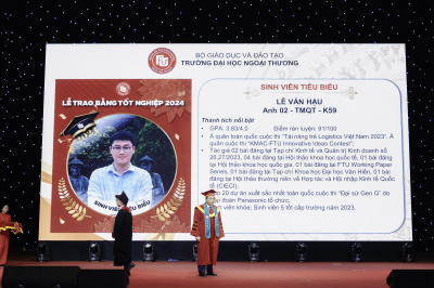 Ảnh LỄ TRAO BẰNG TỐT NGHIỆP TRƯỜNG ĐẠI HỌC NGOẠI THƯƠNG THÁNG 4-2024