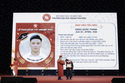 Ảnh LỄ TRAO BẰNG TỐT NGHIỆP TRƯỜNG ĐẠI HỌC NGOẠI THƯƠNG THÁNG 4-2024