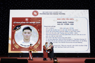 Ảnh LỄ TRAO BẰNG TỐT NGHIỆP TRƯỜNG ĐẠI HỌC NGOẠI THƯƠNG THÁNG 4-2024