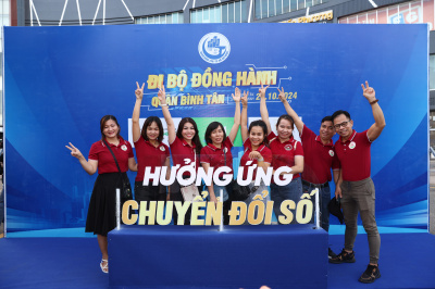 Foto Đi bộ đồng hành, hưởng ứng chuyển đổi số trên địa bàn Quận Bình Tân