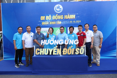 Foto Đi bộ đồng hành, hưởng ứng chuyển đổi số trên địa bàn Quận Bình Tân