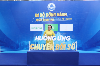 Foto Đi bộ đồng hành, hưởng ứng chuyển đổi số trên địa bàn Quận Bình Tân