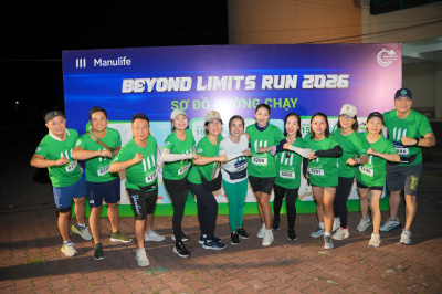 Foto Manulife - Beyond Limits Run 2026 in Can Tho