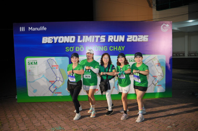 Foto Manulife - Beyond Limits Run 2026 in Can Tho