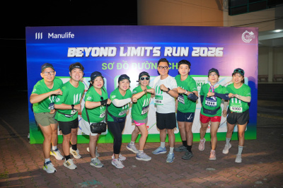 Foto Manulife - Beyond Limits Run 2026 in Can Tho