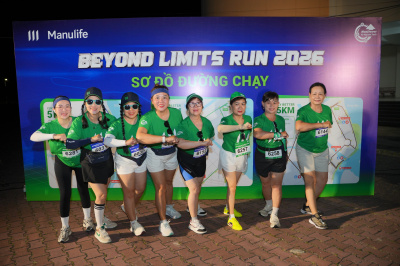 Foto Manulife - Beyond Limits Run 2026 in Can Tho