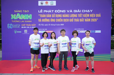Lễ phát động và giải chạy "Toàn dân sử dụng năng lượng  tiết kiệm hiệu quả và hưởng ứng chiến dịch Giờ Trái Đất năm 2026"の写真