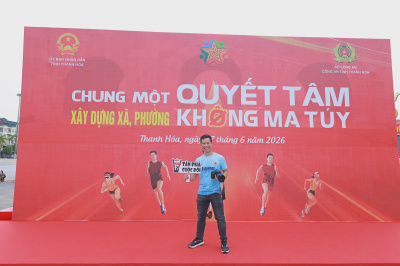 Thanh Hóa - Giải chạy phong trào chung một quyết tâm xây dựng xã, phường không ma tuýの写真