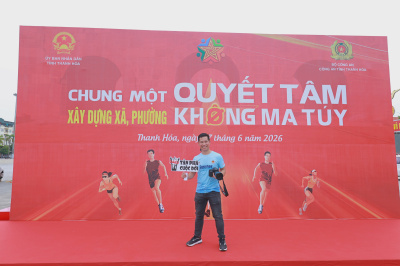 Thanh Hóa - Giải chạy phong trào chung một quyết tâm xây dựng xã, phường không ma tuýの写真